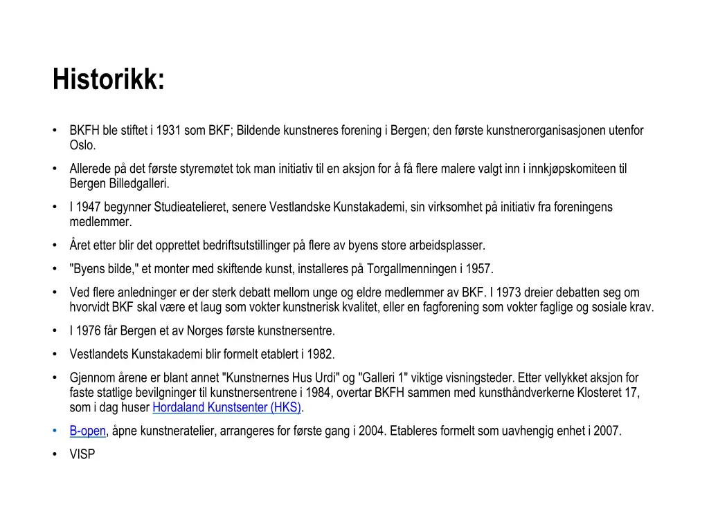 historikk