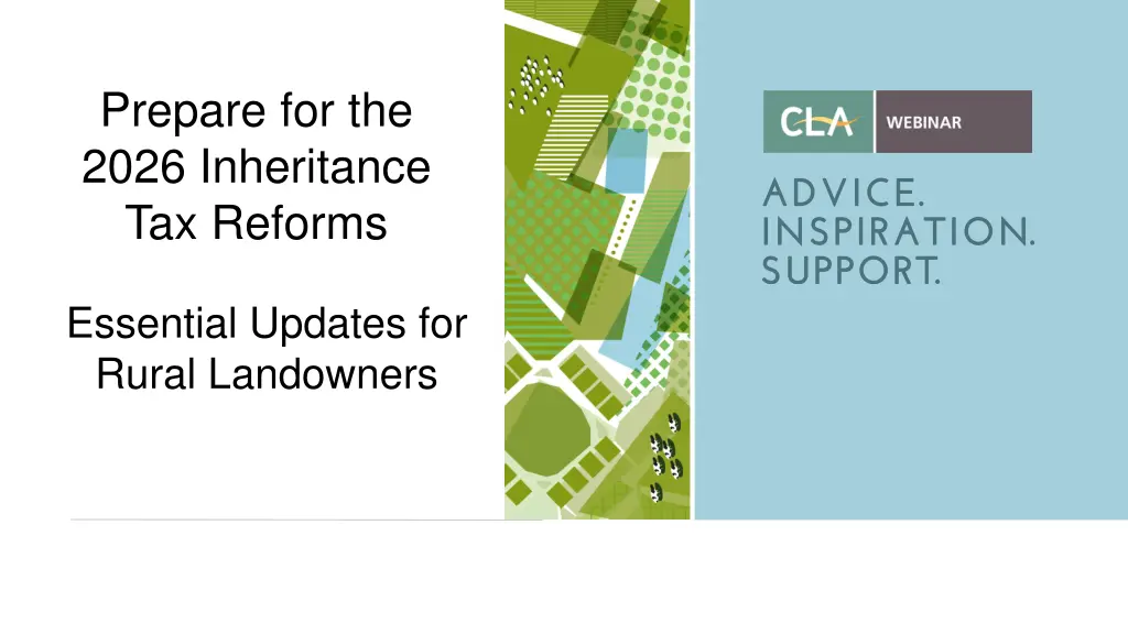 prepare for the 2026 inheritance tax reforms