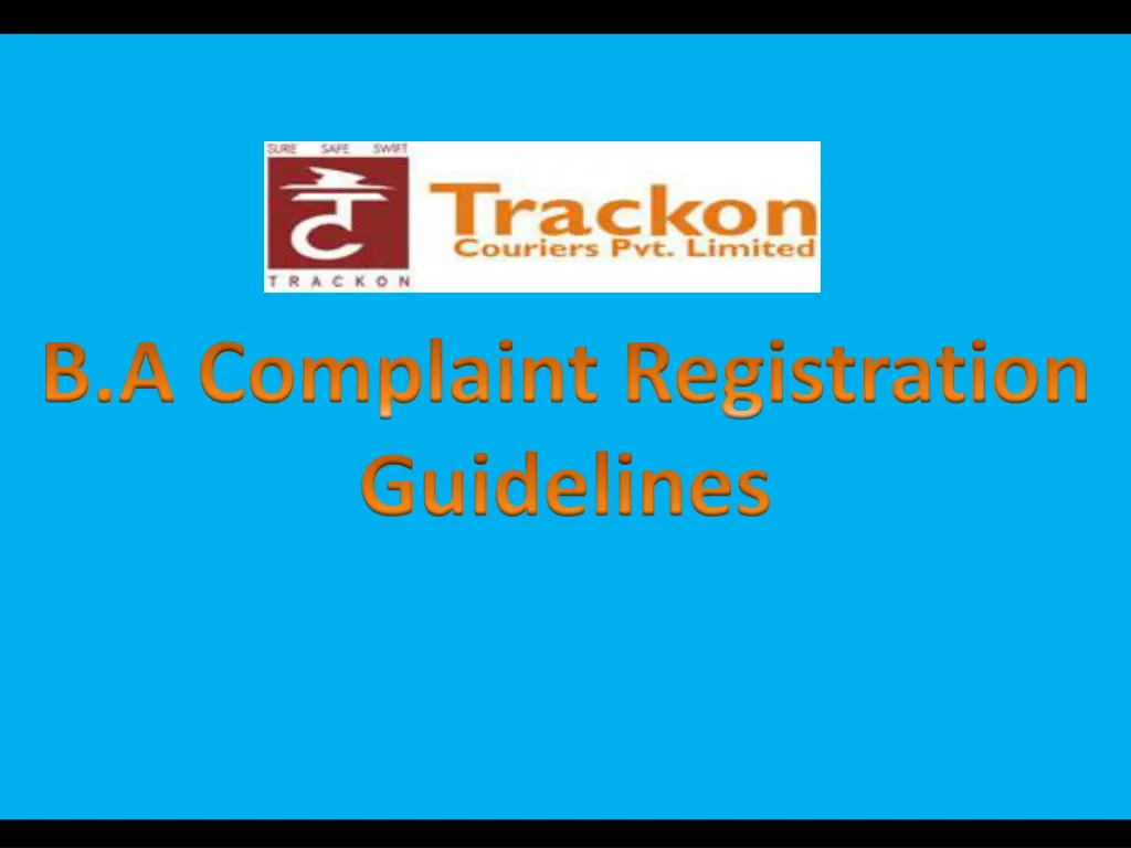 b a complaint registration guidelines