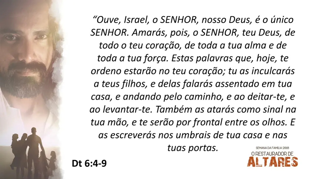 ouve israel o senhor nosso deus o nico senhor