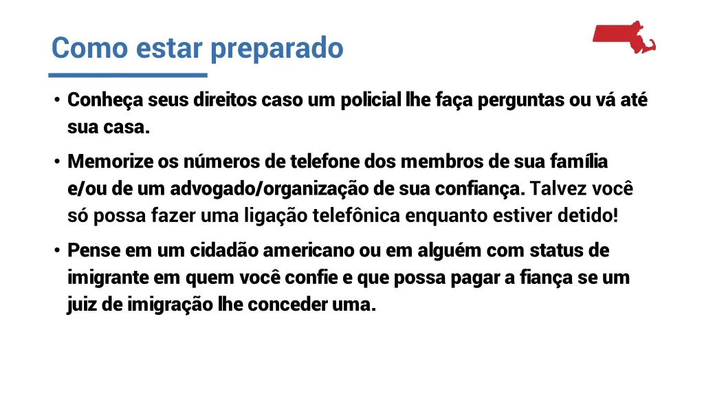 como estar preparado