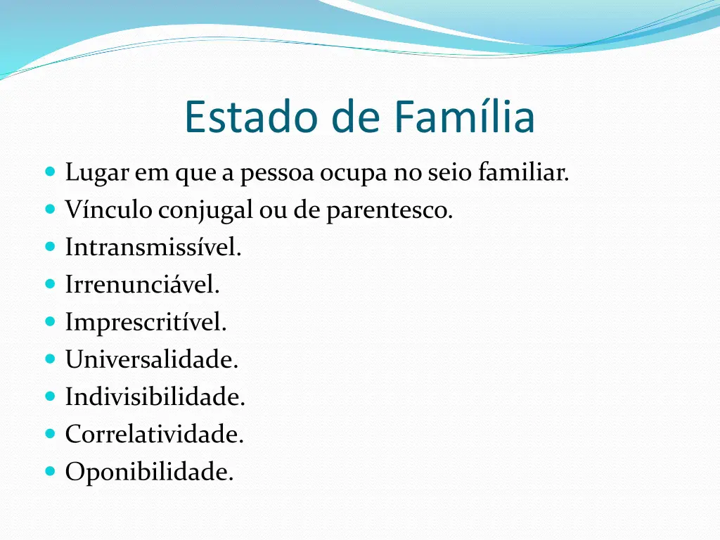 estado de fam lia