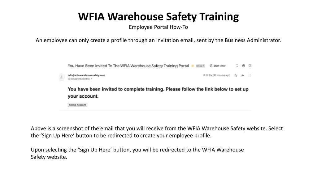 wfia warehouse safety training employee portal