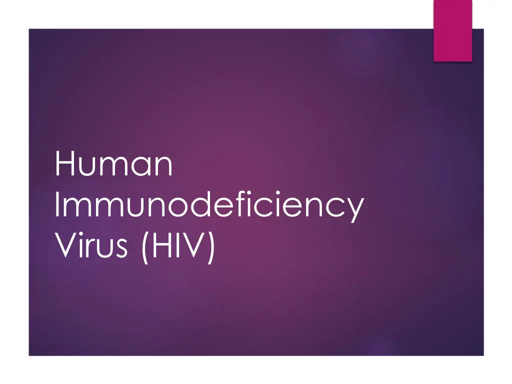 human immunodeficiency virus hiv