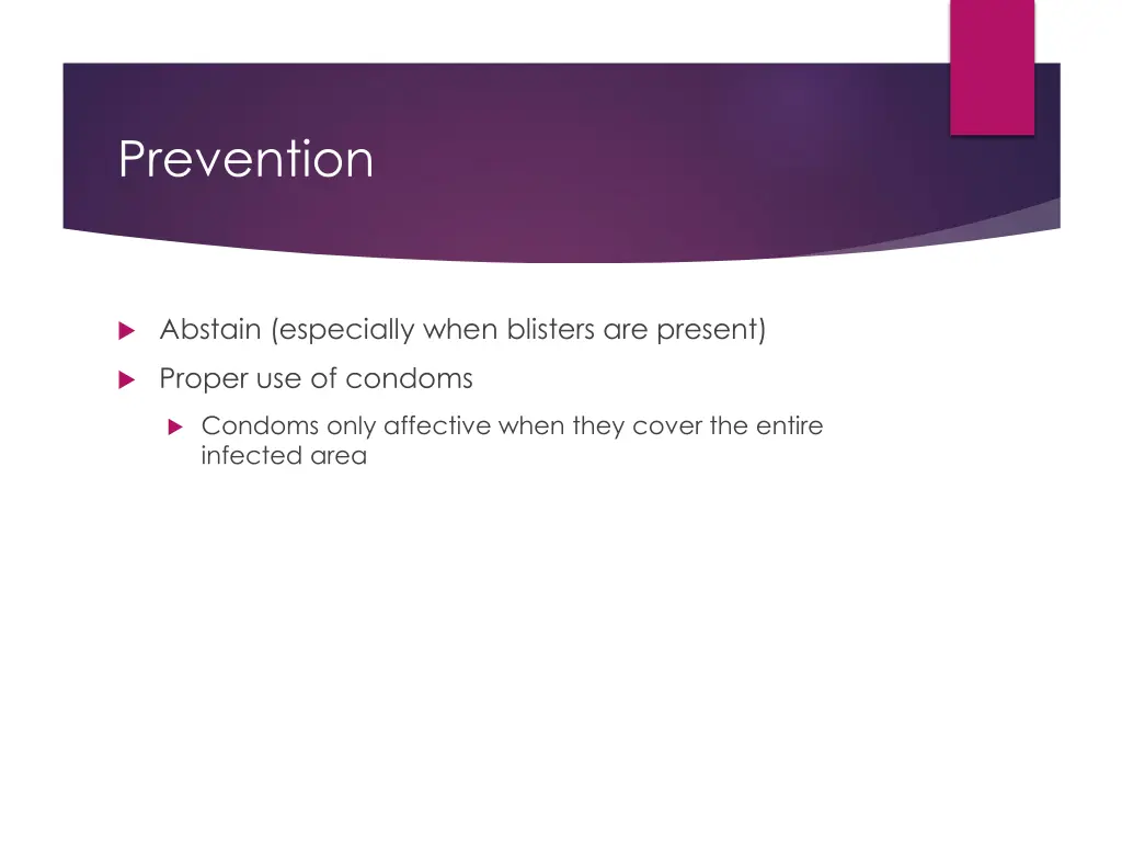 prevention