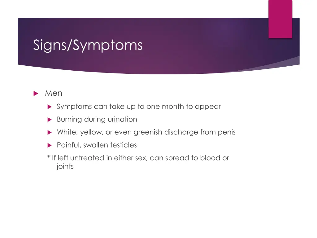 signs symptoms 1