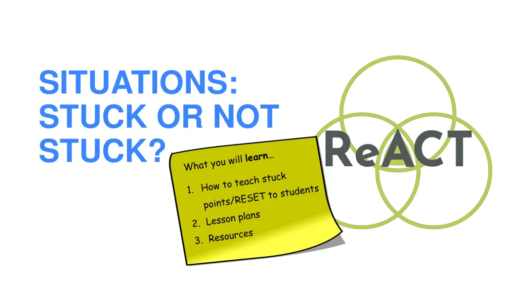 situations stuck or not stuck