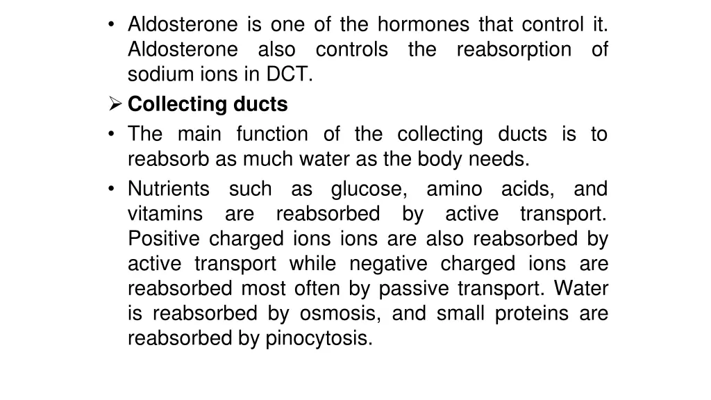 aldosterone is one of the hormones that control