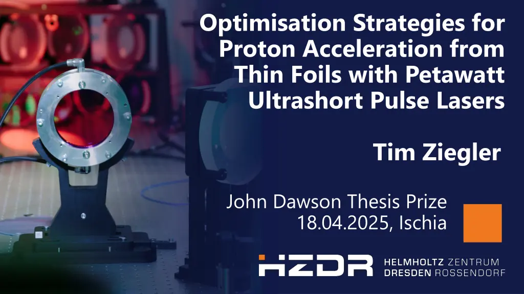 optimisation strategies for proton acceleration