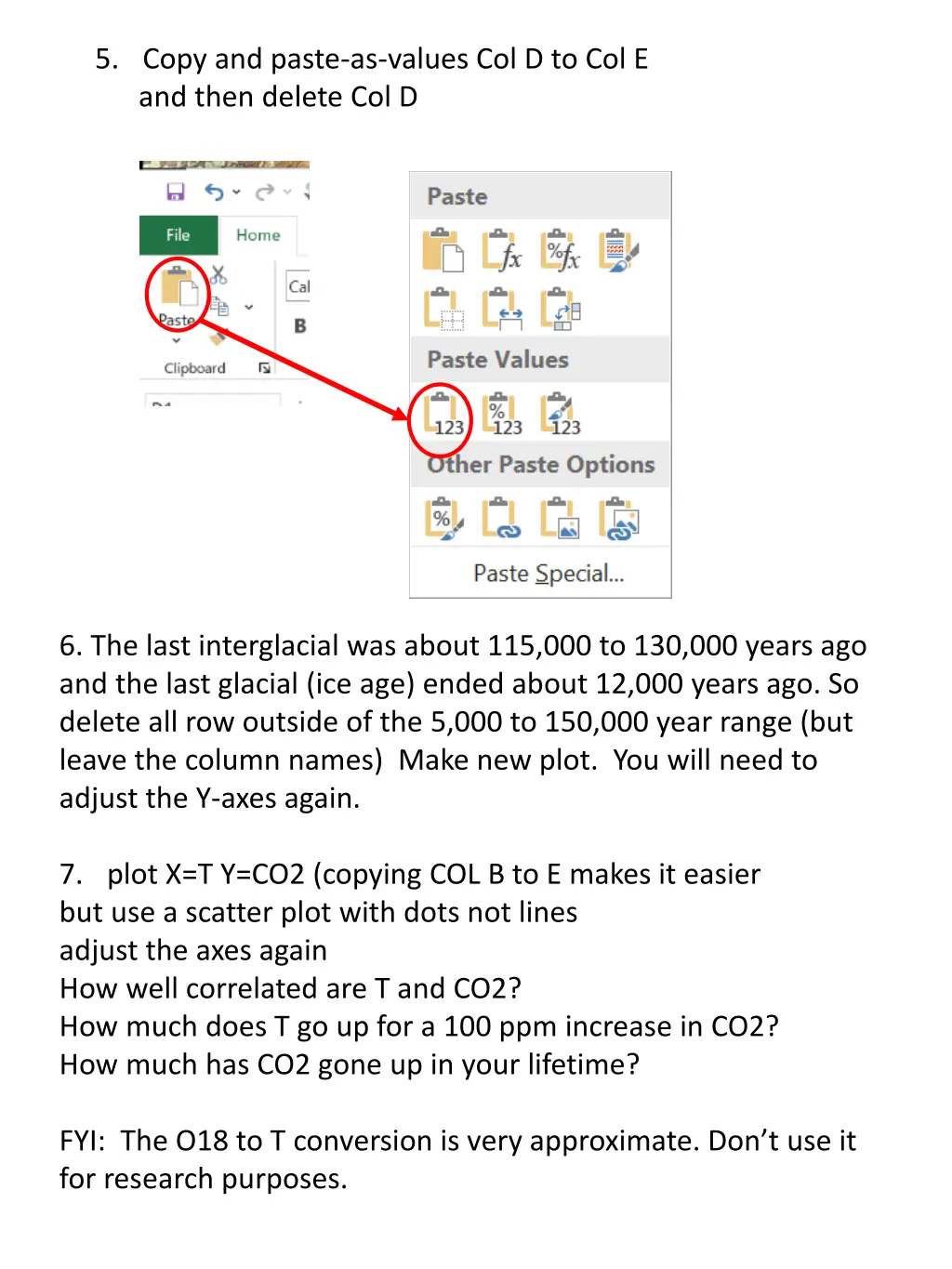 5 copy and paste as values