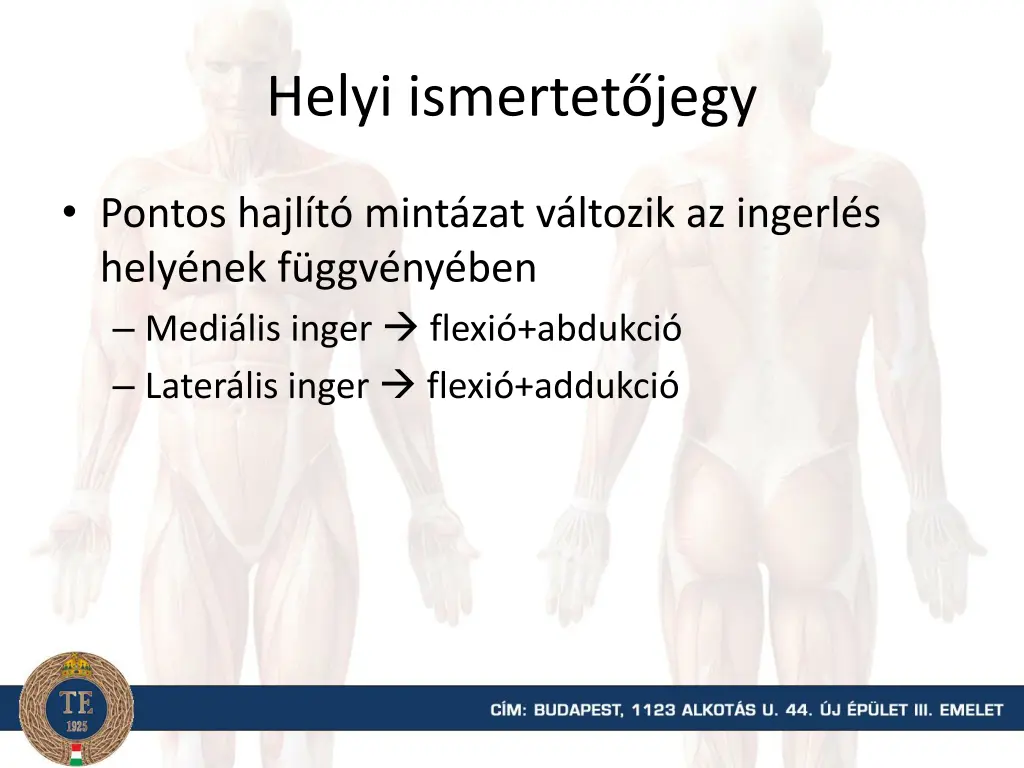 helyi ismertet jegy