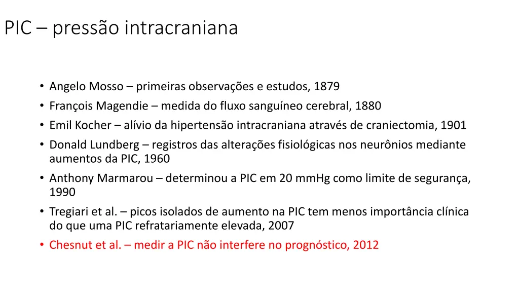 pic press o intracraniana