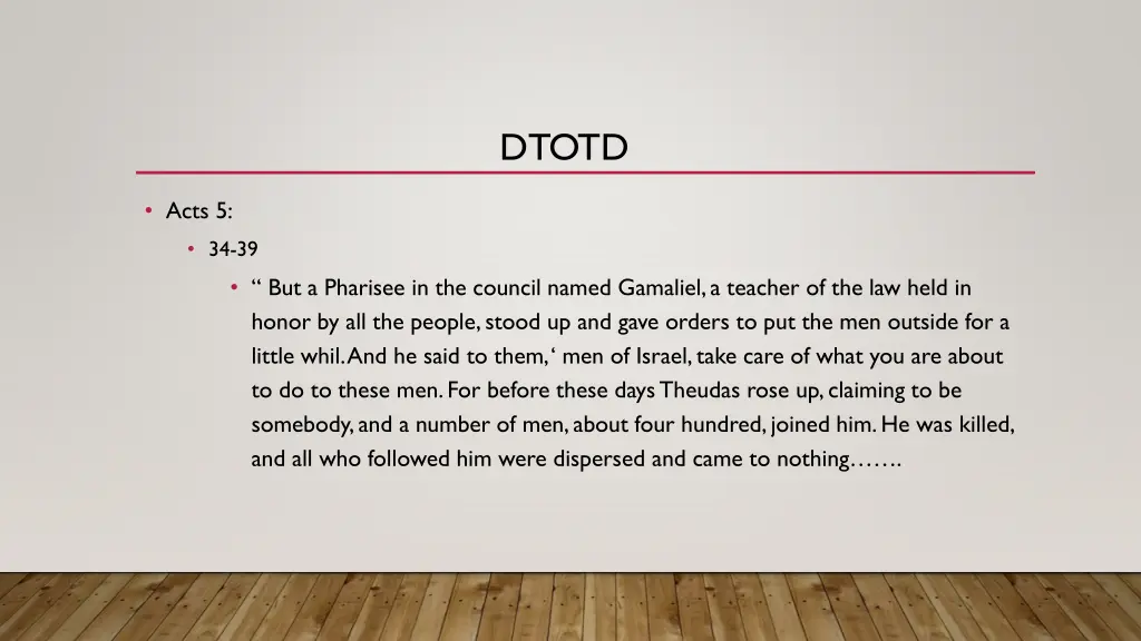 dtotd 1