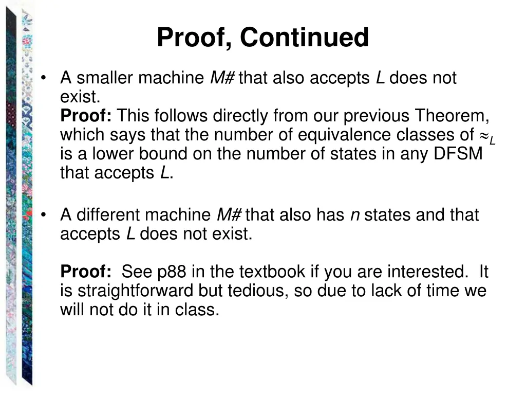 proof continued