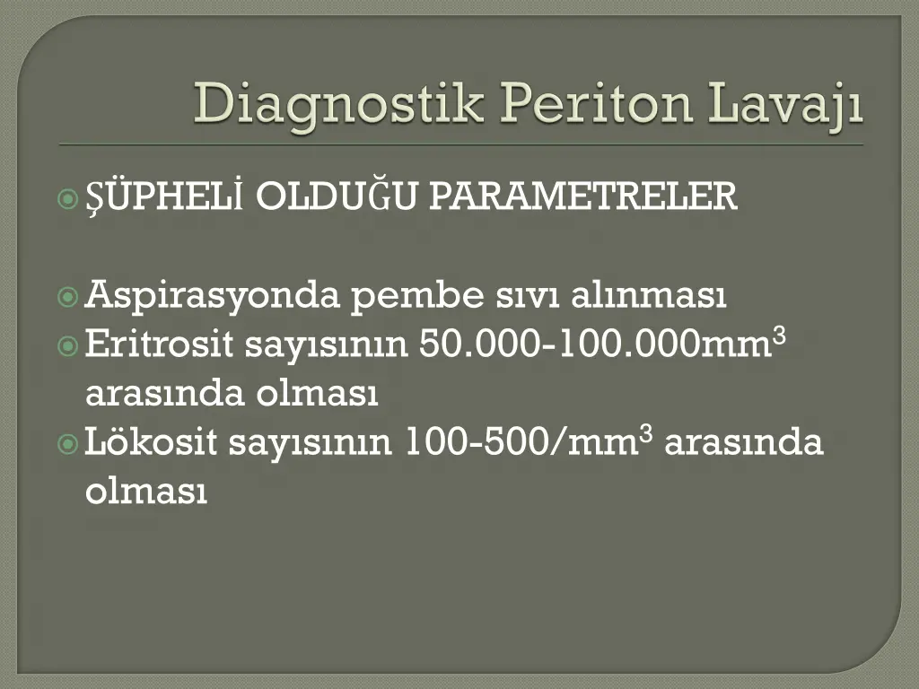 phel oldu u parametreler