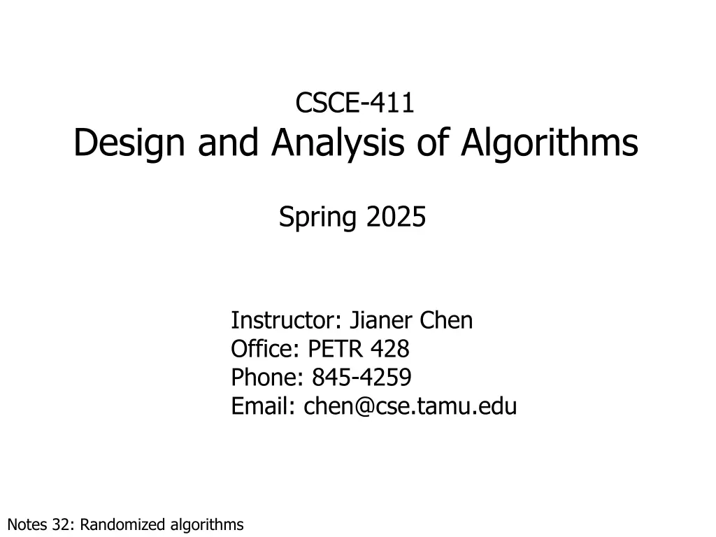 csce 411