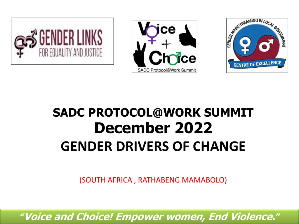 sadc protocol@work summit december 2022 gender