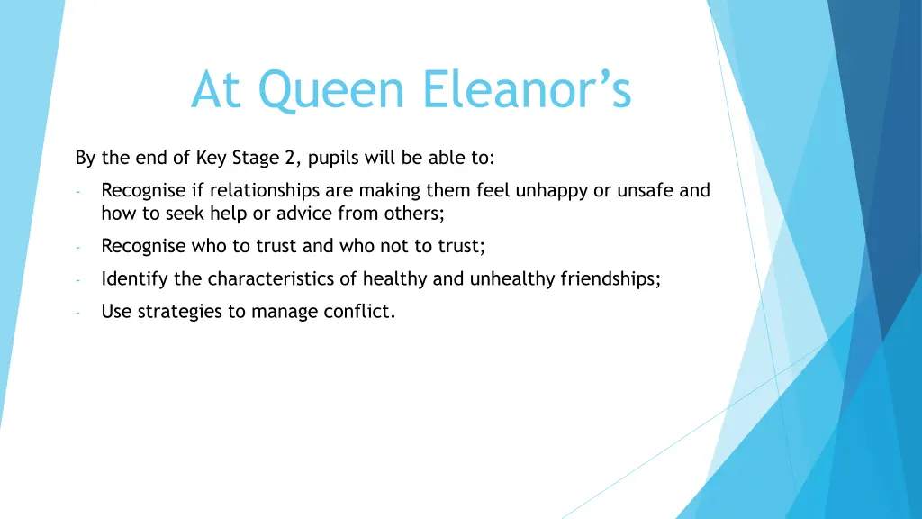 at queen eleanor s
