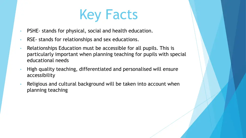 key facts