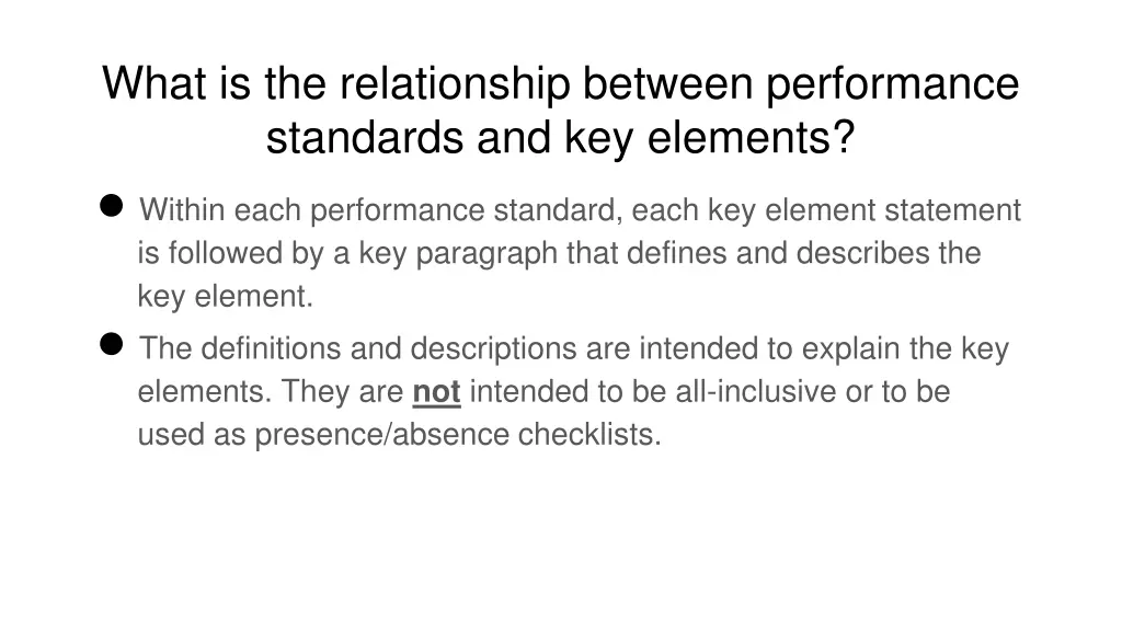 what is the relationship between performance