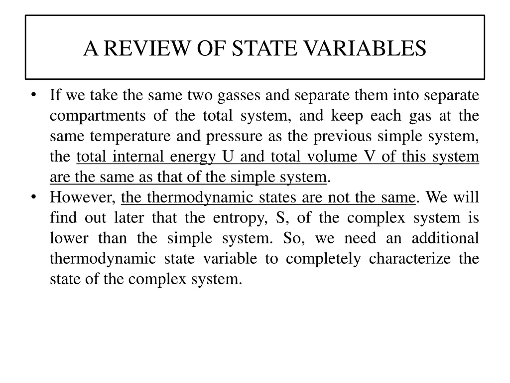 a review of state variables 1