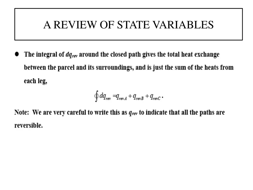 a review of state variables 5