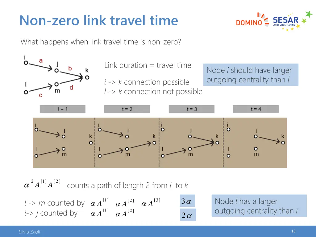 non zero link travel time 1