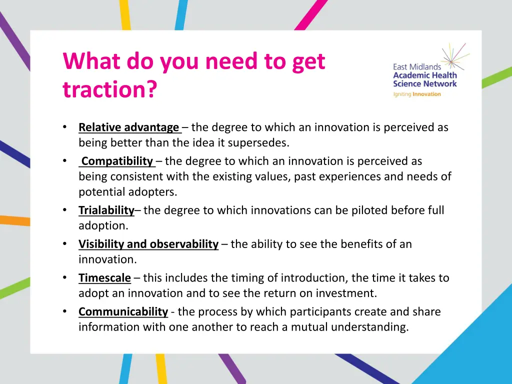 what do you need to get traction