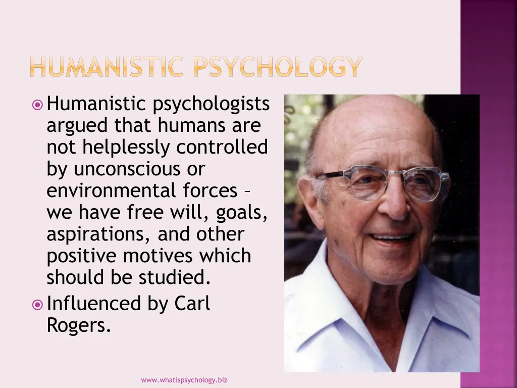 humanistic psychology