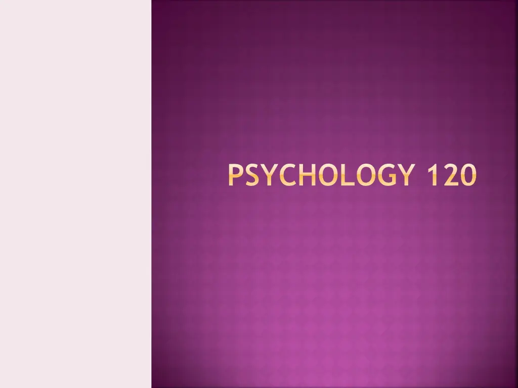 psychology 120