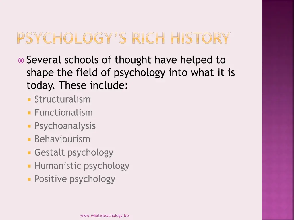 psychology s rich history
