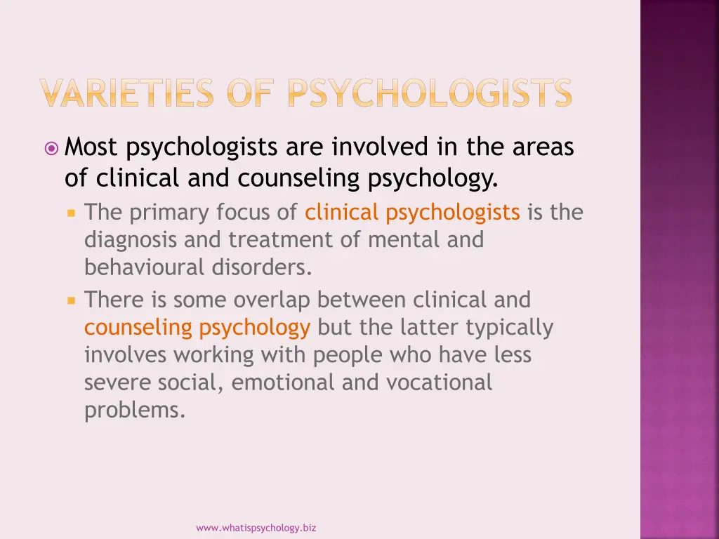 varieties of psychologists 3