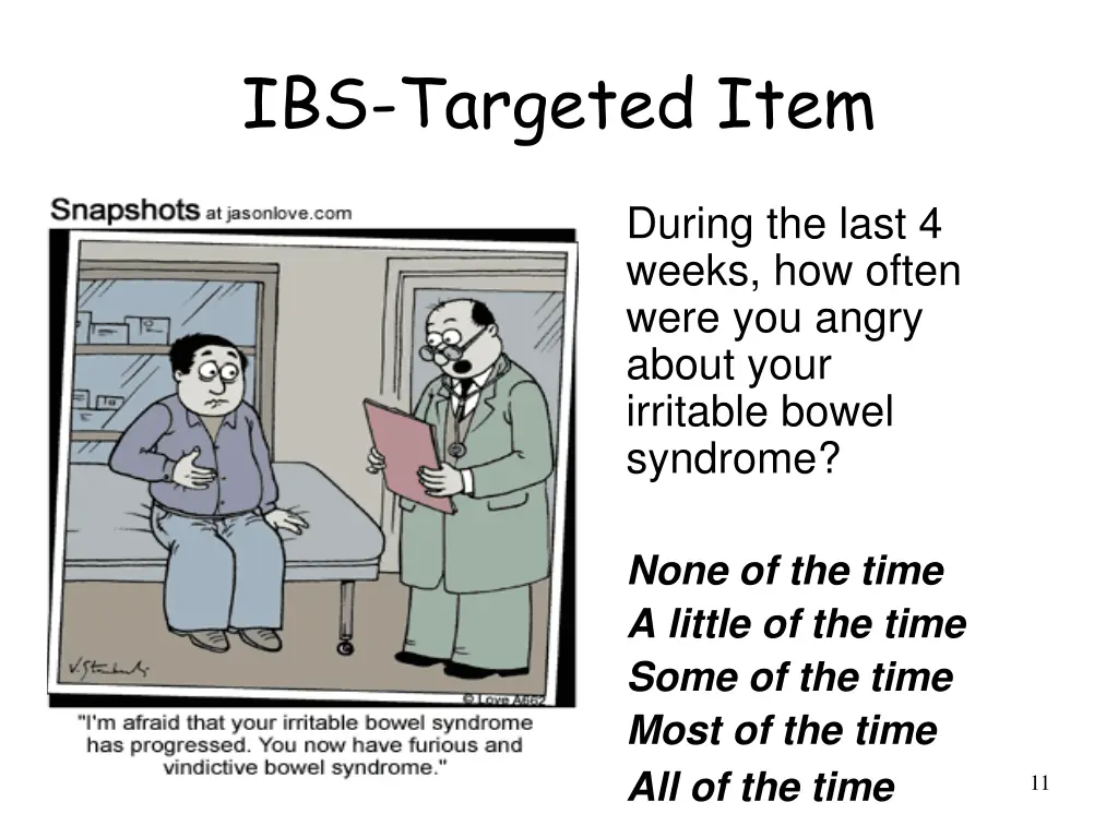 ibs targeted item