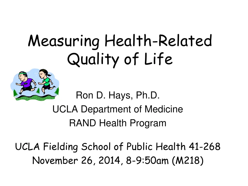 measuring health related quality of life