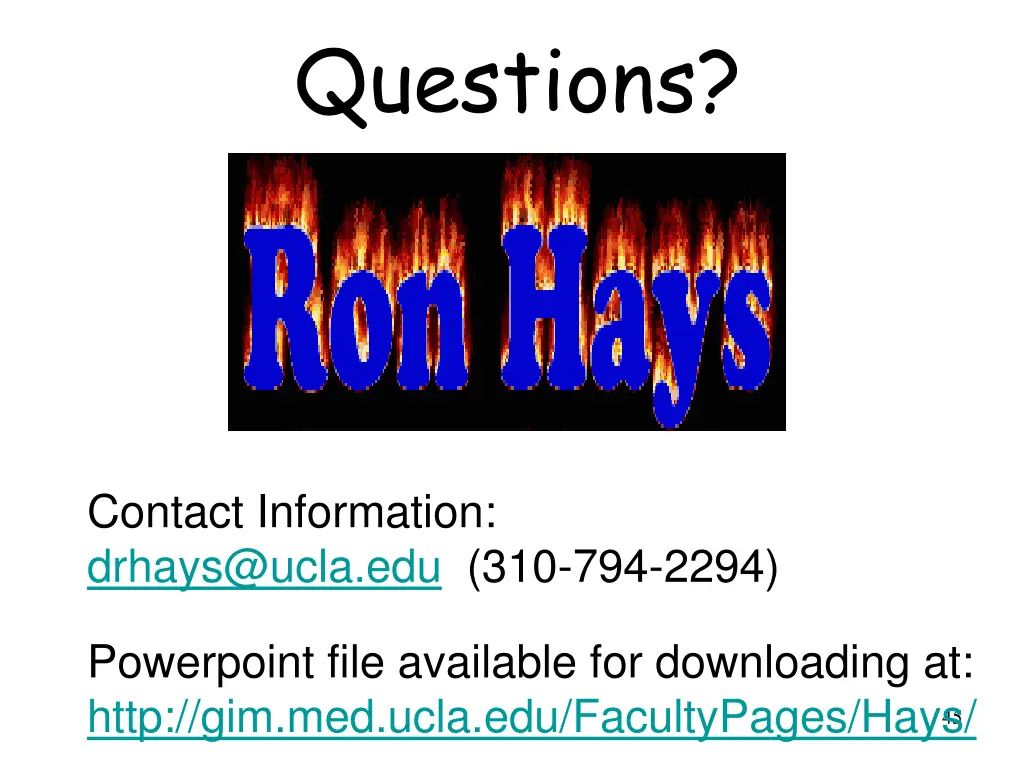 questions