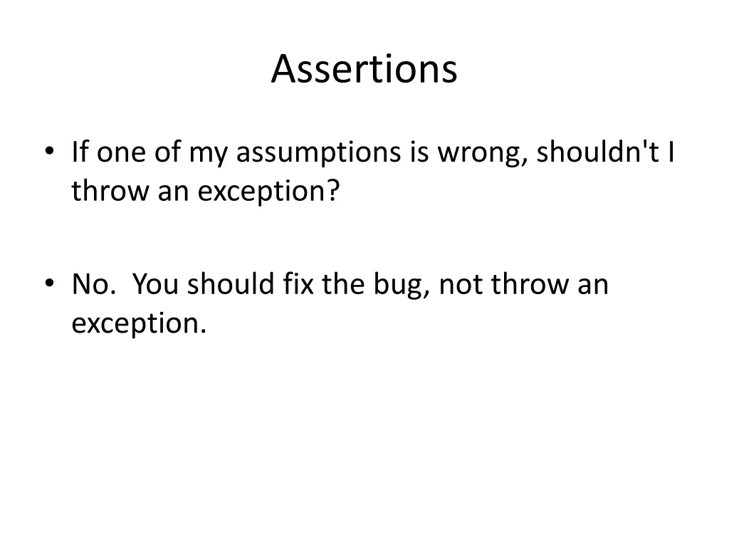 assertions 6