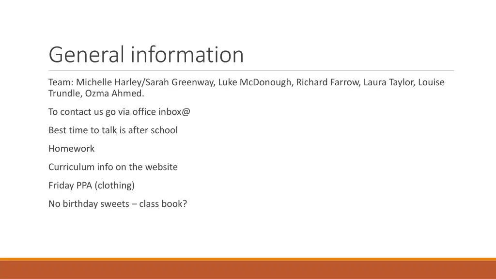 general information