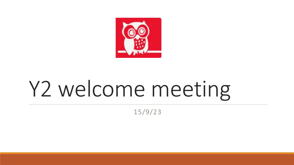 y2 welcome meeting