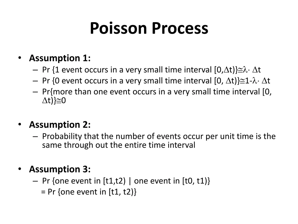 poisson process