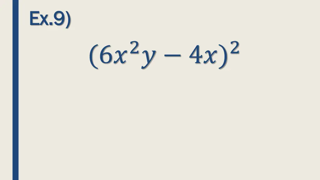 ex 9 ex 9