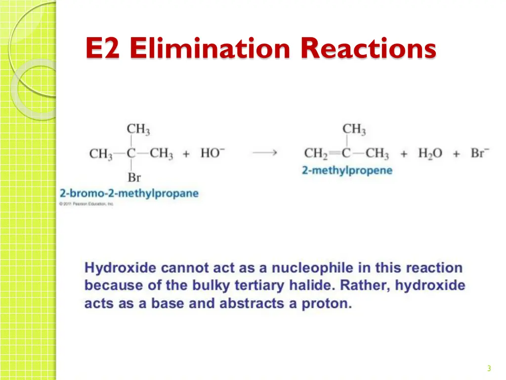 e2 elimination reactions