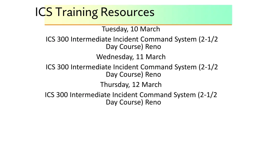 ics training resources 3