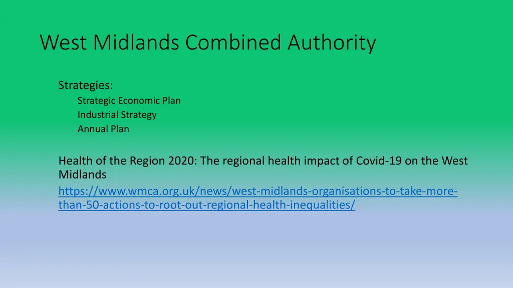 west midlands combined authority