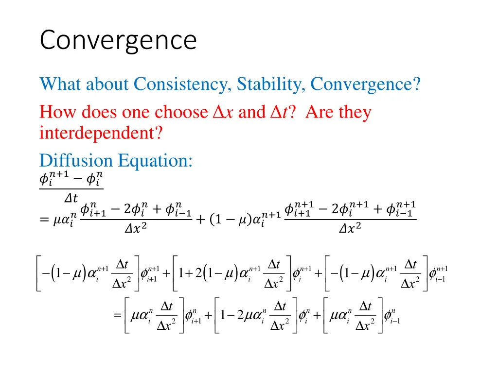 convergence