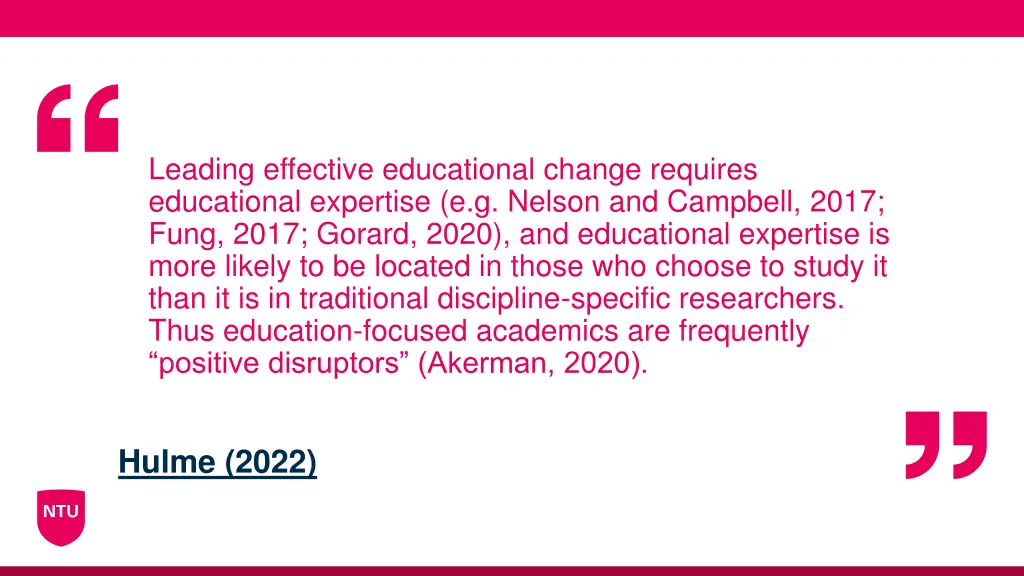 leading effective educational change requires