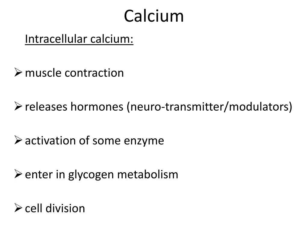 calcium