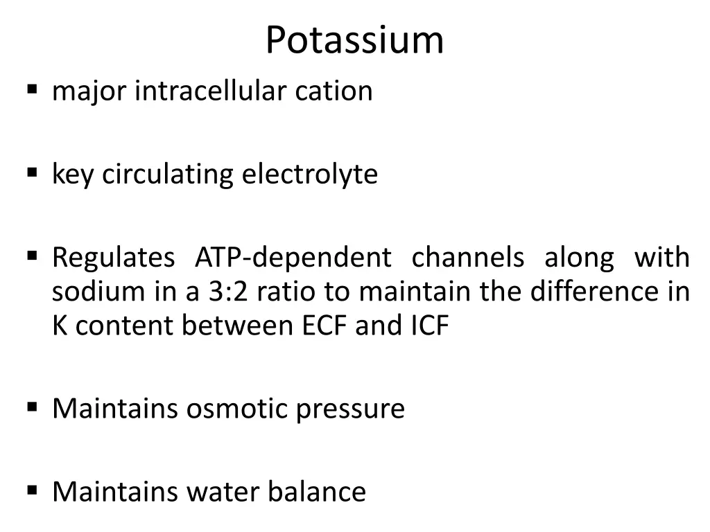 potassium