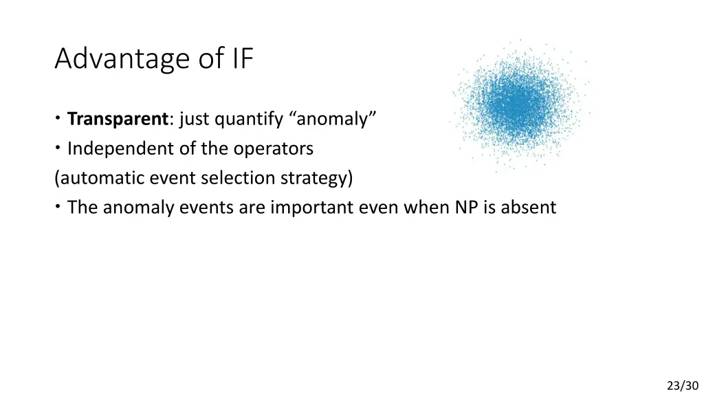 advantage of if