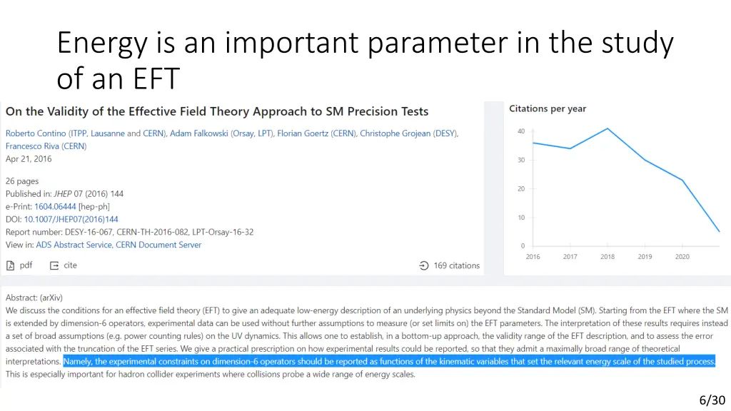 energy is an important parameter in the study