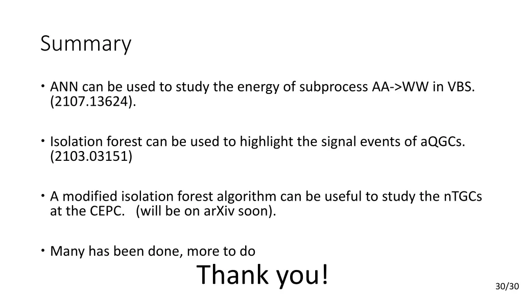 summary